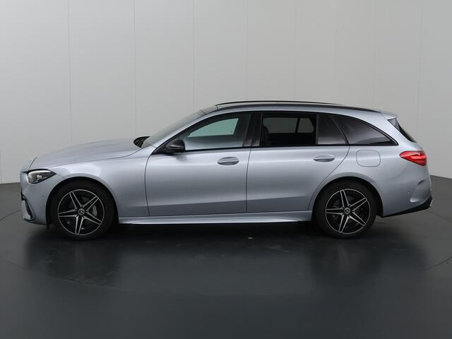 Mercedes-Benz C-KLASSE 300e AMG Line | Night | Panoramadak | 360 graden camera | Dakrails |
