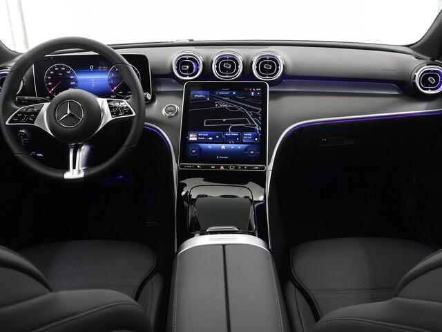 Mercedes-Benz C-KLASSE 180 Luxury Line | Sfeerverlichting | Stoelverwarming | Achteruitrijcamera | Smartphone-integratie | Panoramaschuifdak |