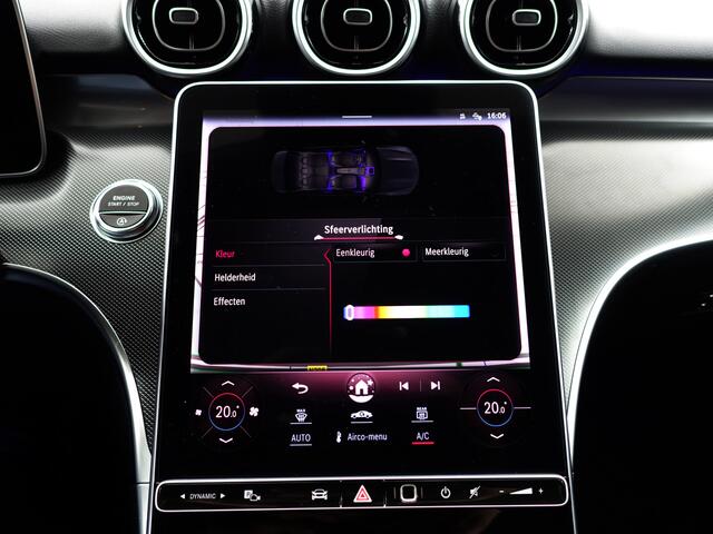 Mercedes-Benz C-KLASSE 200 AMG Night Edition Aut- Sfeerverlichting, Camera, Xenon Led, Carplay, Lane Assist, Park Assist