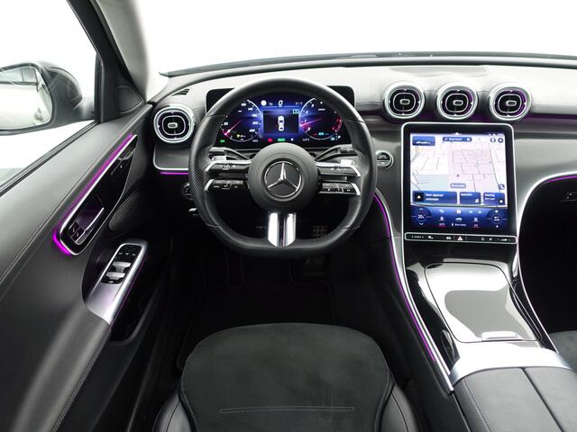 Mercedes-Benz C-KLASSE 180 AMG Edition Aut- Sfeerverlichting, Xenon Led, Camera, Park Assist, Carbon, Keyless,