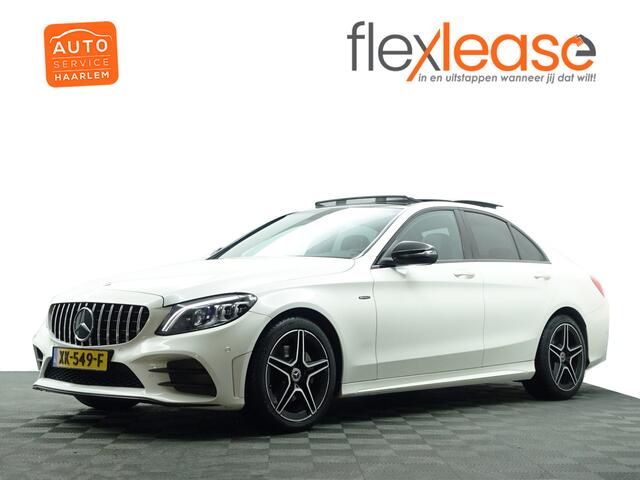 Mercedes-Benz C-KLASSE 180 AMG Night Edition Aut- Panodak, Virtual Cockpit, Sfeerverlichting, Sport Leder interieur, Camera, Park Assist