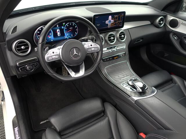 Mercedes-Benz C-KLASSE 180 AMG Night Edition Aut- Panodak, Virtual Cockpit, Sfeerverlichting, Sport Leder interieur, Camera, Park Assist