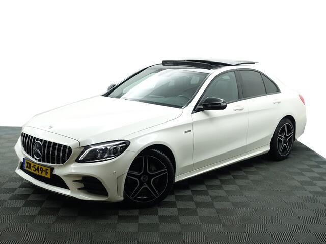 Mercedes-Benz C-KLASSE 180 AMG Night Edition Aut- Panodak, Virtual Cockpit, Sfeerverlichting, Sport Leder interieur, Camera, Park Assist