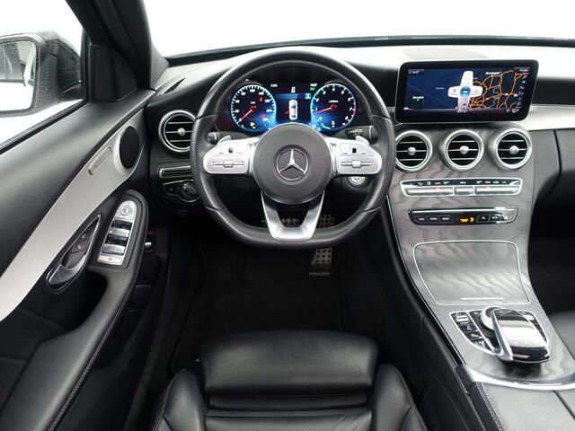 Mercedes-Benz C-KLASSE 180 AMG Night Edition Aut- Panodak, Virtual Cockpit, Sfeerverlichting, Sport Leder interieur, Camera, Park Assist