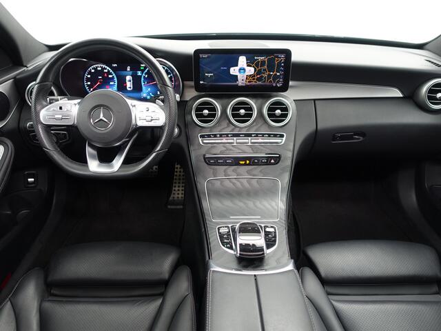 Mercedes-Benz C-KLASSE 180 AMG Night Edition Aut- Panodak, Virtual Cockpit, Sfeerverlichting, Sport Leder interieur, Camera, Park Assist