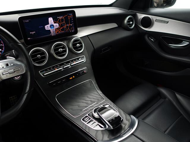 Mercedes-Benz C-KLASSE 180 AMG Night Edition Aut- Panodak, Virtual Cockpit, Sfeerverlichting, Sport Leder interieur, Camera, Park Assist