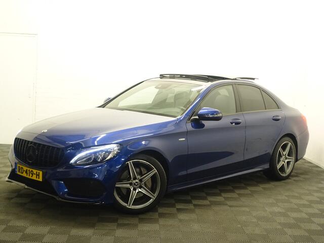 Mercedes-Benz C-KLASSE AMG Night Edition Aut- Panodak, Burmester, Xenon Led, Sfeerverlichting, Stoelverwarming