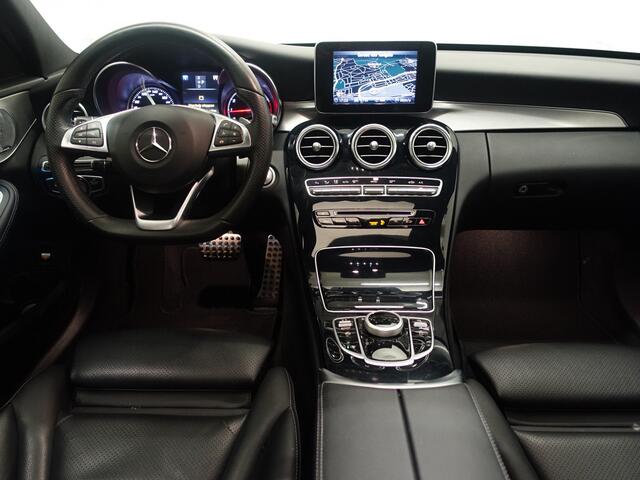 Mercedes-Benz C-KLASSE AMG Night Edition Aut- Panodak, Burmester, Xenon Led, Sfeerverlichting, Stoelverwarming