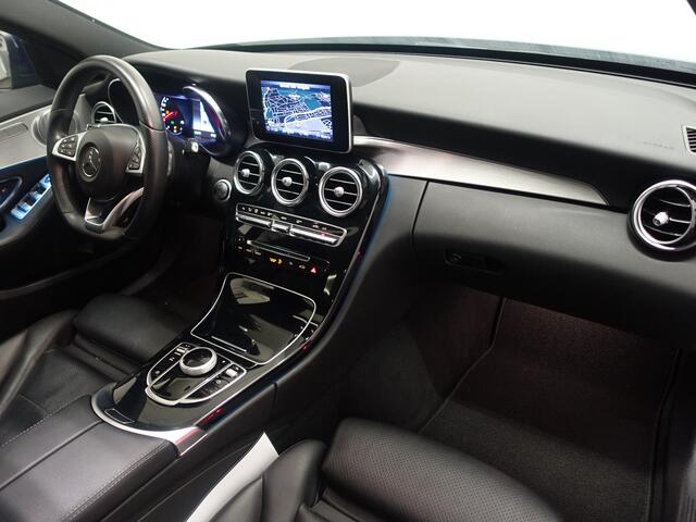 Mercedes-Benz C-KLASSE AMG Night Edition Aut- Panodak, Burmester, Xenon Led, Sfeerverlichting, Stoelverwarming