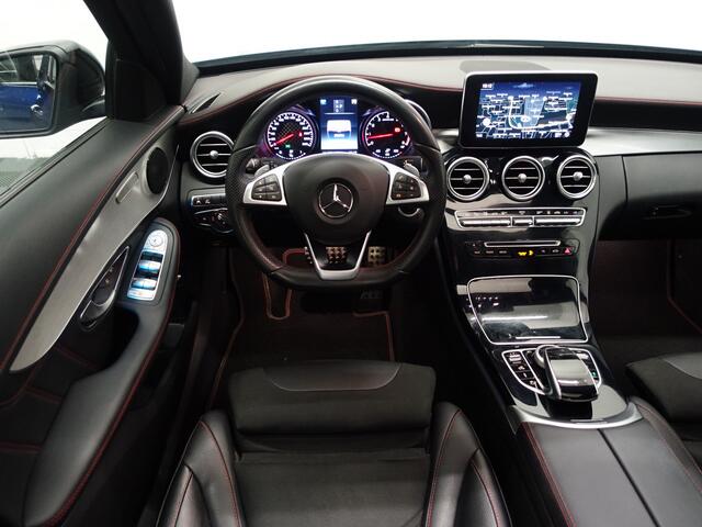 Mercedes-Benz C-KLASSE Estate 43 AMG 410pk Night Ed Aut- Panodak, Sport Uitlaat, Stand kachel, Camera, Ambient light