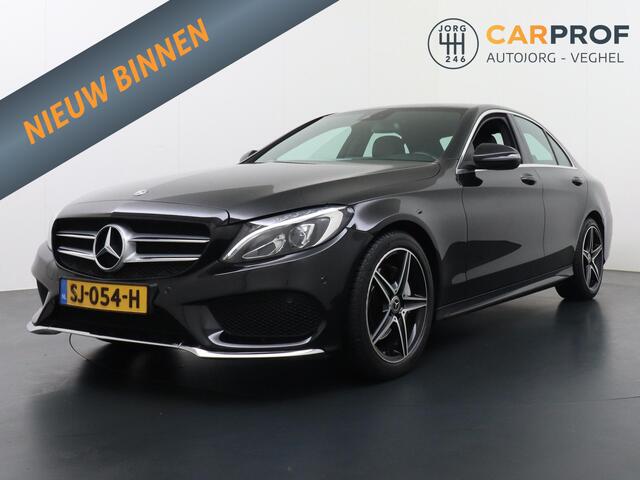 Mercedes-Benz C-KLASSE 180 Sport Edition AMG Styling Leder Burmester Camera Stoelverwarming Automaat