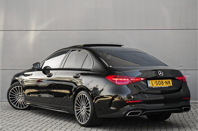 Mercedes-Benz C-KLASSE 180 AMG Line Pano Night Leder 19"