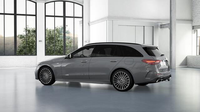 Mercedes-Benz C-KLASSE Estate 300 e Business Solution AMG | Trekhaak | Nightpakket | AMG Line Premium Plus | Parkeerpakket met 360°-camera | Antidiefstalpakket GUARD 360° Plus | KEYLESS GO-comfortpakket | EASY PACK achterklep |