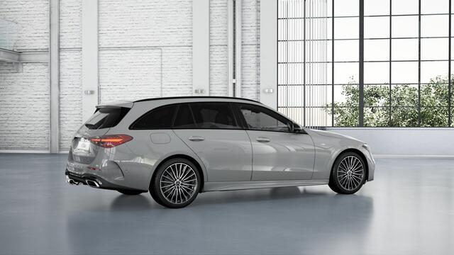 Mercedes-Benz C-KLASSE Estate 300 e Business Solution AMG | Trekhaak | Nightpakket | AMG Line Premium Plus | Parkeerpakket met 360°-camera | Antidiefstalpakket GUARD 360° Plus | KEYLESS GO-comfortpakket | EASY PACK achterklep |
