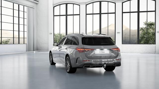 Mercedes-Benz C-KLASSE Estate 300 e Business Solution AMG | Trekhaak | Nightpakket | AMG Line Premium Plus | Parkeerpakket met 360°-camera | Antidiefstalpakket GUARD 360° Plus | KEYLESS GO-comfortpakket | EASY PACK achterklep |