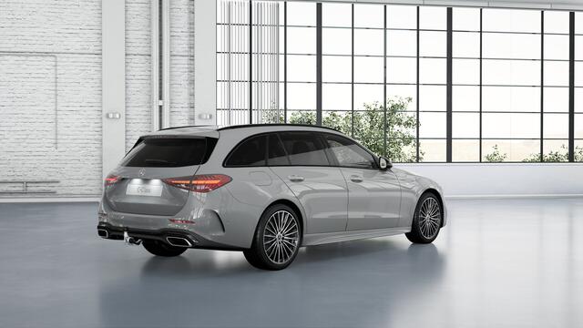 Mercedes-Benz C-KLASSE Estate 300 e Business Solution AMG | Trekhaak | Nightpakket | AMG Line Premium Plus | Parkeerpakket met 360°-camera | Antidiefstalpakket GUARD 360° Plus | KEYLESS GO-comfortpakket | EASY PACK achterklep |