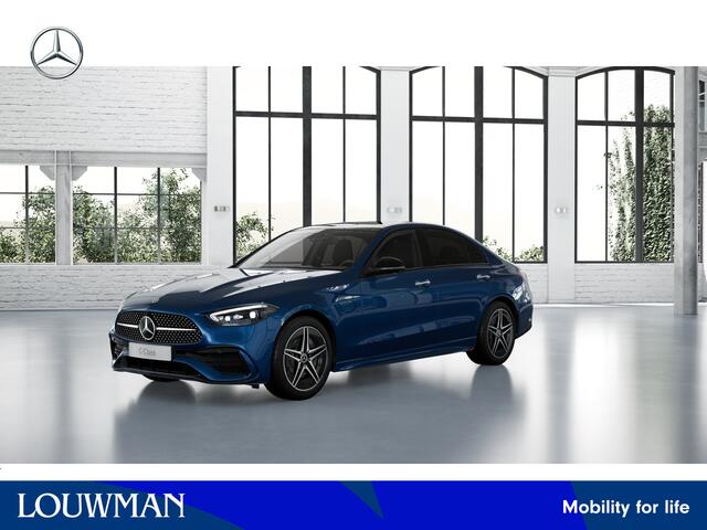 Mercedes-Benz C-KLASSE 300 e Business Solution AMG | Trekhaak | Nightpakket | AMG Line Premium Plus | Parkeerpakket met 360°-camera | Antidiefstalpakket GUARD 360° Plus | KEYLESS GO-comfortpakket | Memorypakket |