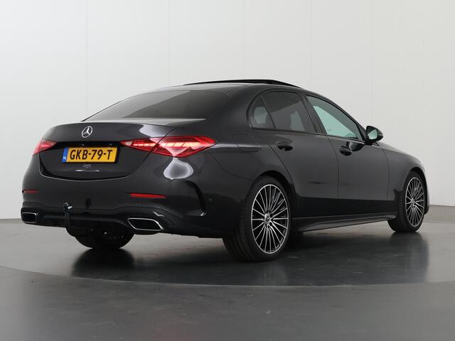 Mercedes-Benz C-KLASSE 180 AMG Line Night pakket | 19 inch multispaaks | Panoramadak | High Performance Lights |