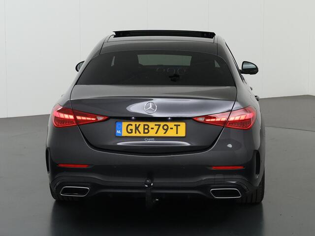 Mercedes-Benz C-KLASSE 180 AMG Line Night pakket | 19 inch multispaaks | Panoramadak | High Performance Lights |