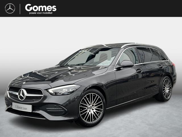 Mercedes-Benz C-KLASSE Estate 180 Star Edition Luxury LIMITED | Bruin Interieur | Panoramadak | Trekhaak | Burmester 3D Surround Sound | DISTRONIC afstandsassistent | Dodehoekassistent | Apple CarPlay | Android Auto | Elektrisch Verstelbare Stoelen + Memory
