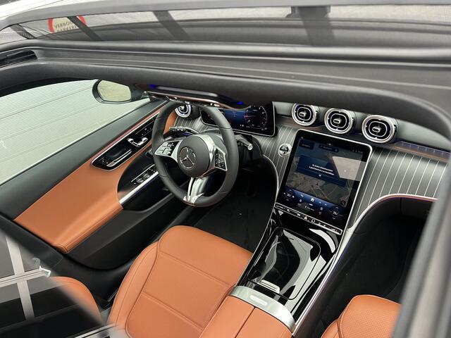 Mercedes-Benz C-KLASSE Estate 180 Star Edition Luxury LIMITED | Bruin Interieur | Panoramadak | Trekhaak | Burmester 3D Surround Sound | DISTRONIC afstandsassistent | Dodehoekassistent | Apple CarPlay | Android Auto | Elektrisch Verstelbare Stoelen + Memory