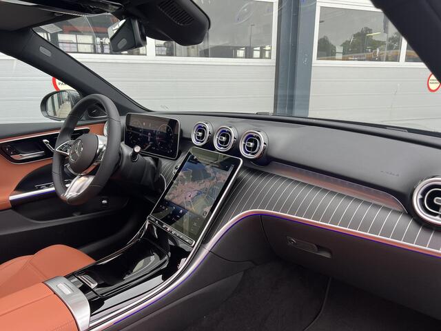 Mercedes-Benz C-KLASSE Estate 180 Star Edition Luxury LIMITED | Bruin Interieur | Panoramadak | Trekhaak | Burmester 3D Surround Sound | DISTRONIC afstandsassistent | Dodehoekassistent | Apple CarPlay | Android Auto | Elektrisch Verstelbare Stoelen + Memory