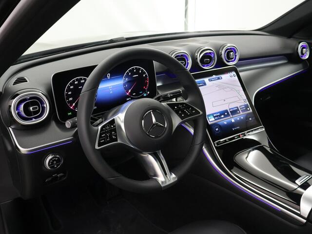 Mercedes-Benz C-KLASSE 180 Luxury Line | Panoramaschuifdak | Memorypakket | Sfeerverlichting | Smartphone-integratie