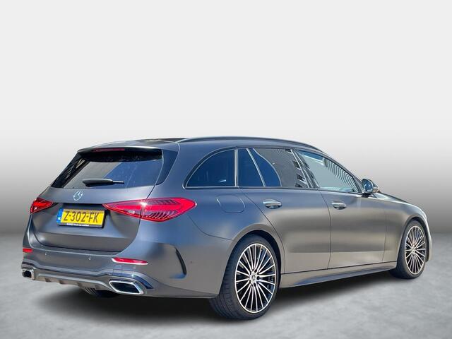 Mercedes-Benz C-KLASSE Estate 180 AMG Line | Premium | Nightpakket | Panoramadak | 360° Camera | Burmester® 3D | Head-up display | Sfeerverlichting | Apple & Android Carplay