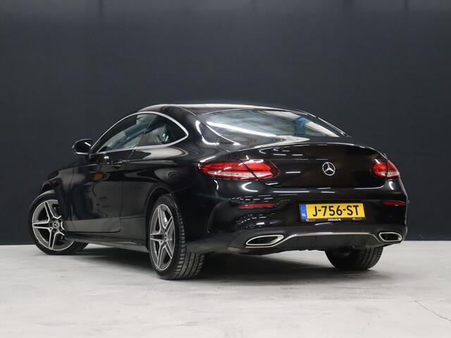 Mercedes-Benz C-KLASSE Coupé 200 AMG [SFEERVERLICHTING, APPLE CARPLAY, ANDROID, CAMERA, VOL LEDER, CRUISE, STOELEN ELEKTRISCH, FLIPPERS, NIEUWSTAAT]