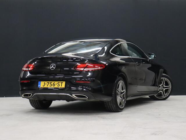 Mercedes-Benz C-KLASSE Coupé 200 AMG [SFEERVERLICHTING, APPLE CARPLAY, ANDROID, CAMERA, VOL LEDER, CRUISE, STOELEN ELEKTRISCH, FLIPPERS, NIEUWSTAAT]