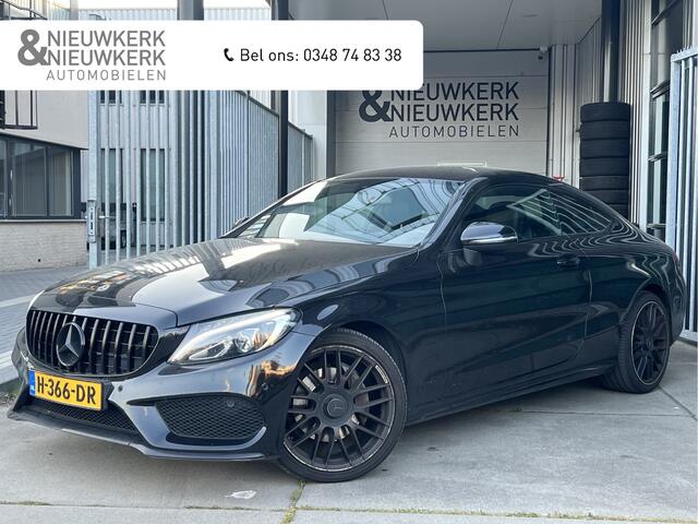 Mercedes-Benz C-KLASSE Coupé 180 Premium Plus AMG | AUTOMAAT | LEDER | CAMERA | NAVI | CRUISE CONTROL | CLIMATE CONTROL | PDC V+A | LMV 19'' | LED | BLUETOOTH