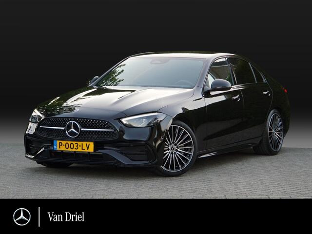 Mercedes-Benz C-KLASSE C 180 AMG Line Night | Dodehoek Camera Stoelverwarming
