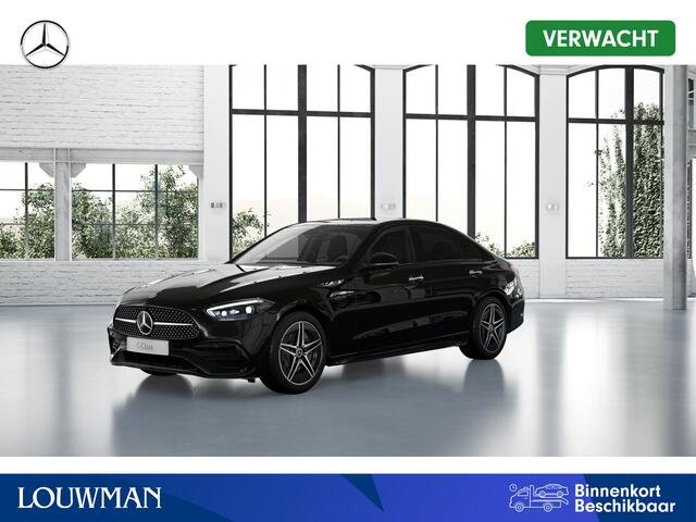Mercedes-Benz C-KLASSE 300 e Business Solution AMG | Trekhaak | Nightpakket | AMG Line Premium Plus | Parkeerpakket met 360°-camera | Antidiefstalpakket GUARD 360° Plus | KEYLESS GO-comfortpakket | Head-up display |
