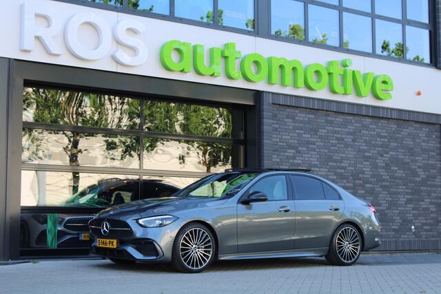 Mercedes-Benz C-KLASSE 180 AMG Line | PANO | CUSTOM AUDIO | NIGHT PAKKET | SFEERVERLICHTING |