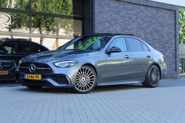 Mercedes-Benz C-KLASSE 180 AMG Line | PANO | CUSTOM AUDIO | NIGHT PAKKET | SFEERVERLICHTING |