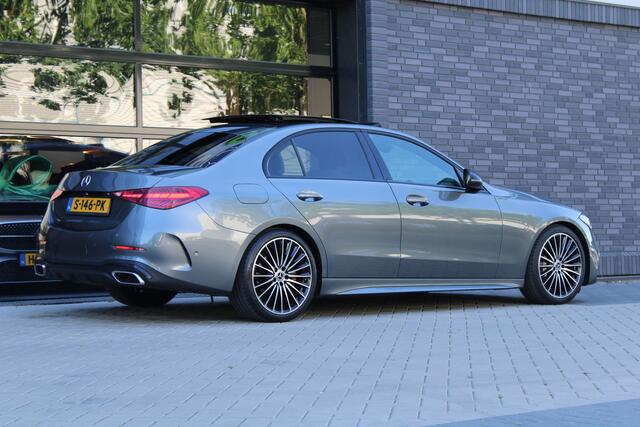 Mercedes-Benz C-KLASSE 180 AMG Line | PANO | CUSTOM AUDIO | NIGHT PAKKET | SFEERVERLICHTING |
