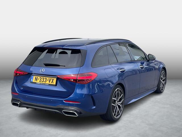 Mercedes-Benz C-KLASSE Estate 200 AMG Line | Trekhaak | Bruin Leder | Pano |
