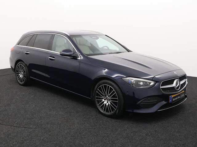 Mercedes-Benz C-KLASSE Estate 200 | Beige leder | Panoramadak | Trekhaak | Memorystoelen Verwarmd | 360° Camera | Sfeerverlichting