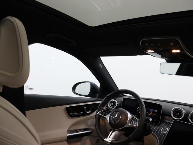 Mercedes-Benz C-KLASSE Estate 200 | Beige leder | Panoramadak | Trekhaak | Memorystoelen Verwarmd | 360° Camera | Sfeerverlichting