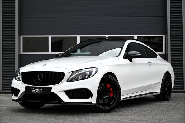 Mercedes-Benz C-KLASSE Coupé 250 AMG / PANO / NIGHT / LEDER / BURMESTER / 360 CAMERA / LED / SFEER / C63 PAKKET