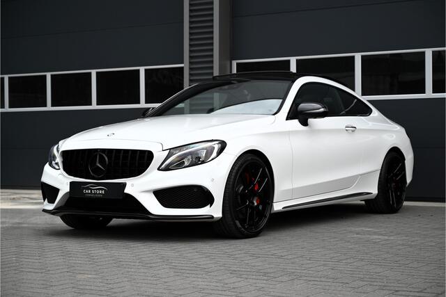 Mercedes-Benz C-KLASSE Coupé 250 AMG / PANO / NIGHT / LEDER / BURMESTER / 360 CAMERA / LED / SFEER / C63 PAKKET