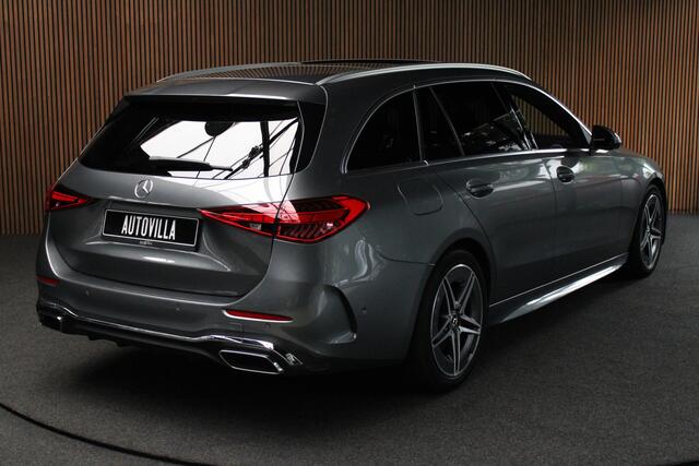 Mercedes-Benz C-KLASSE Estate 220d AMG Panodak Leer Navi HUD 360° PTS Distronic Plus Elektr. achterklep BTW auto
