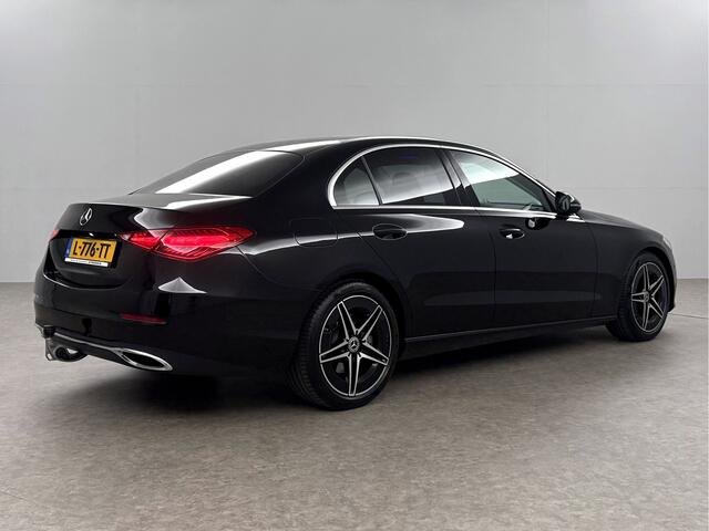 Mercedes-Benz C-KLASSE 180 AMG Luxury Line 170PK Sfeer Burmester Trekhaak LED Virtual Camera Carplay Clima Cruise Navi 18"LMV PDC