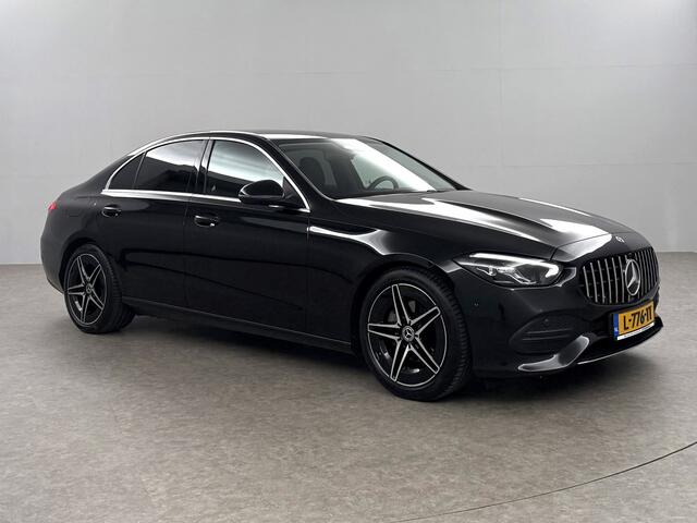 Mercedes-Benz C-KLASSE 180 AMG Luxury Line 170PK Sfeer Burmester Trekhaak LED Virtual Camera Carplay Clima Cruise Navi 18"LMV PDC
