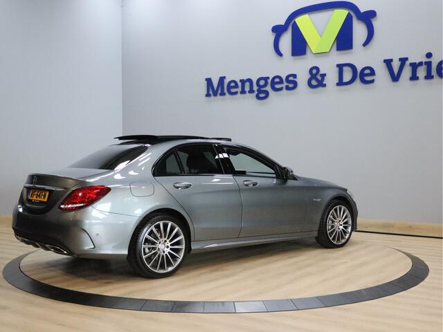 Mercedes-Benz C-KLASSE 400 4MATIC Prestige AMG Airco ECC | 360 Camera | Adaptive Cruise | Panorama | Burmester | Memory | LED | Leder | Isofix
