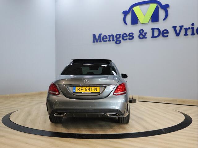 Mercedes-Benz C-KLASSE 400 4MATIC Prestige AMG Airco ECC | 360 Camera | Adaptive Cruise | Panorama | Burmester | Memory | LED | Leder | Isofix
