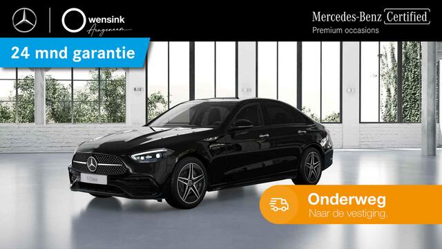 Mercedes-Benz C-KLASSE 300 e AMG Line | Night | Panoramadak | Massagestoelen | Digital Light | Burmester | Memory | Sfeerverlichting |