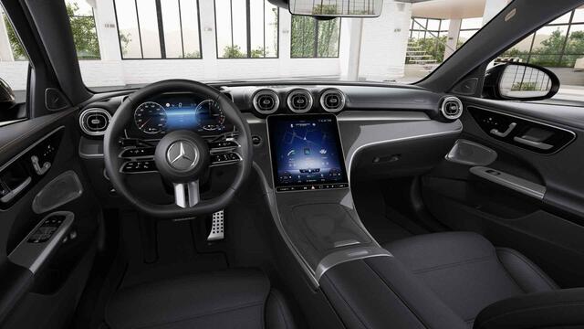 Mercedes-Benz C-KLASSE 300 e AMG Line | Night | Panoramadak | Massagestoelen | Digital Light | Burmester | Memory | Sfeerverlichting |
