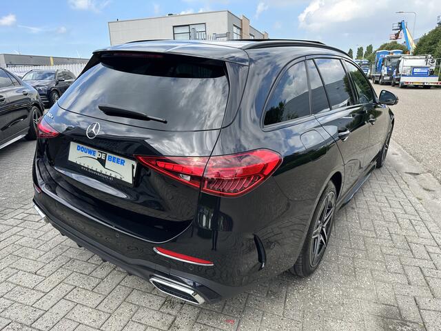 Mercedes-Benz C-KLASSE Estate 300 e AMG Line Pano-Dak | Massage | Leer | Stoel en Stuurverw.