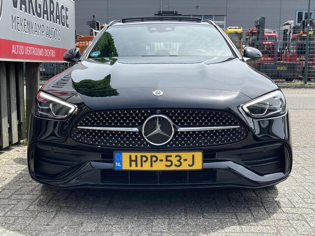 Mercedes-Benz C-KLASSE Estate 300 e AMG Line 18"/Panoramadak/360 camera/Head-up/Stoel + stuurverwarming + memory l + r/Adaptieve cruise/Sfeerverlichting/Elektrische klep/Apple Carplay & Android Auto